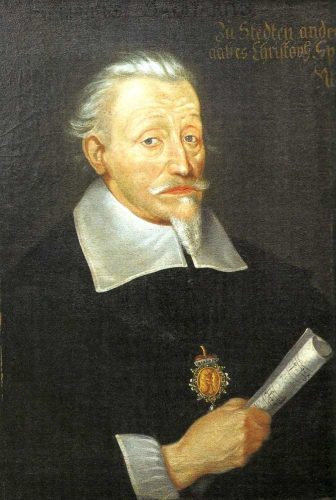 Heinrich Schütz, porträtiert von Christoph Spätner, um 1660